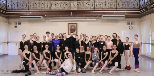 RMB in Marius Petipa studio at the Vaganova Ballet Academy