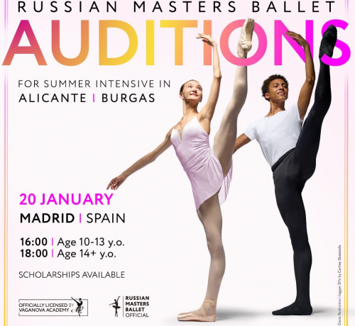 RMB summer intensive audition tour in Madrid