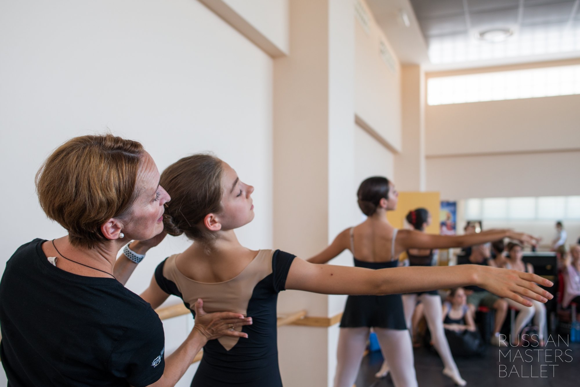 In the photo ballet teacher Anna Podlesnaya. RMB Online