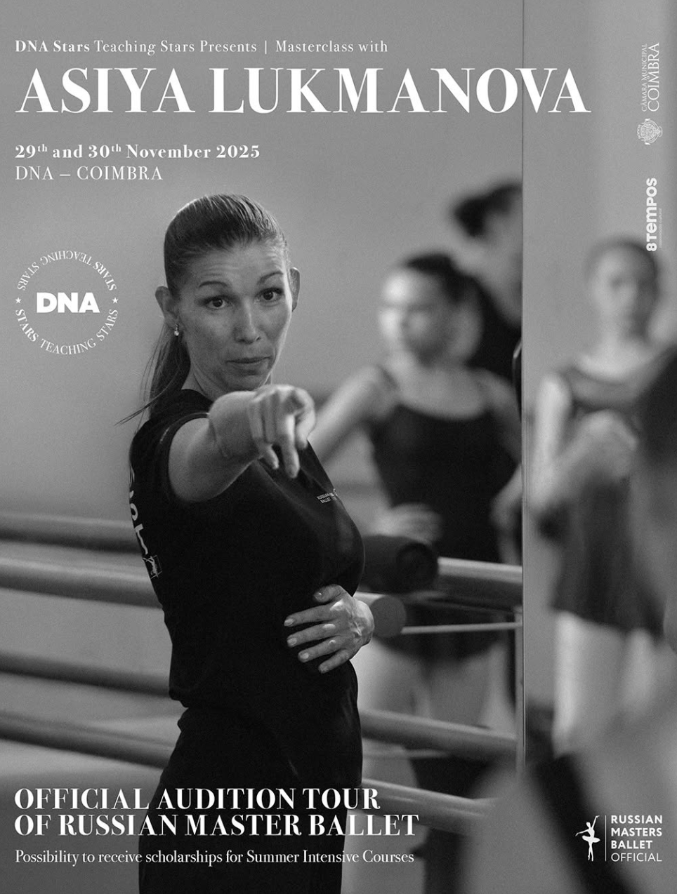 MASTERCLASS Y AUDICIÓN DE BALLET CON ASIYA LUKMANOVA EN PORTUGAL